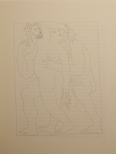 Livre 'Les Métamorphoses d'Ovide' illustrations Picasso éditions Skira vers 1970