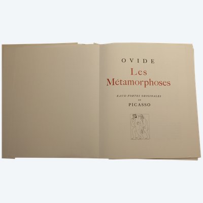 Livre 'Les Métamorphoses d'Ovide' illustrations Picasso éditions Skira vers 1970