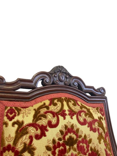 Paire De Fauteuils En Acajou Sculpté Du XIXème Style Louis-Philippe