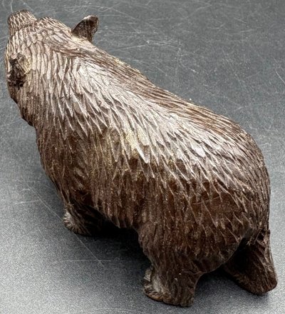 ORSO IN LEGNO INTAGLIATO