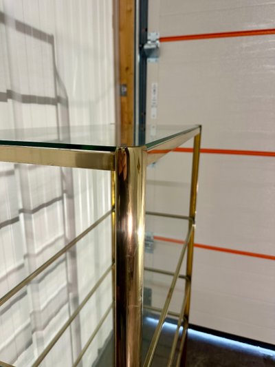 Étagère en bronze des années 60 broncz