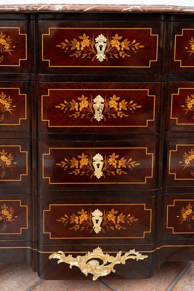 Commode ancienne Napoléon III, France, XIXe siècle.