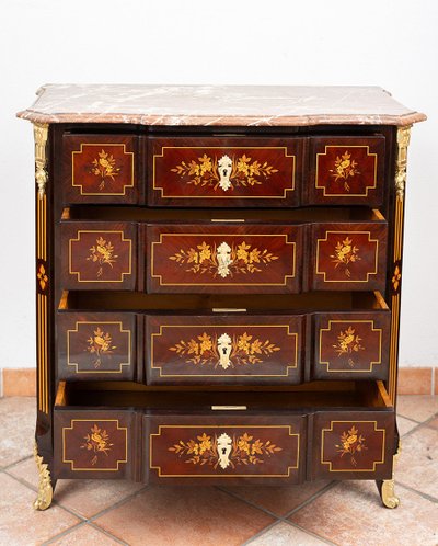 Commode ancienne Napoléon III, France, XIXe siècle.