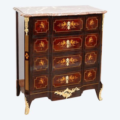Commode ancienne Napoléon III, France, XIXe siècle.