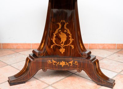 Table  Ancienne (Sicilia Italy) Du 19ème Siècle.