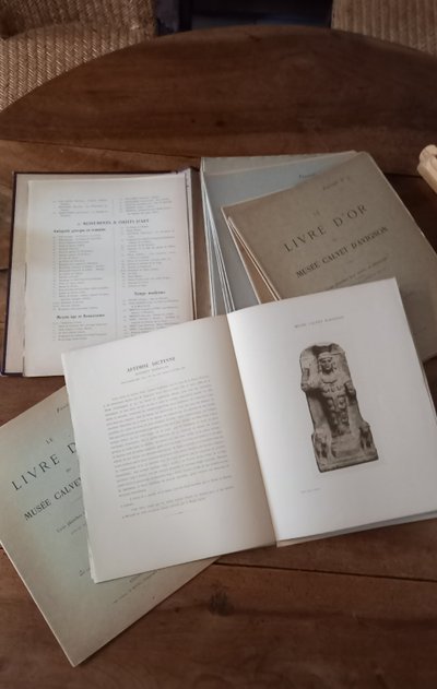 Gästebuch des Calvet-Museums 1895 /Avignon