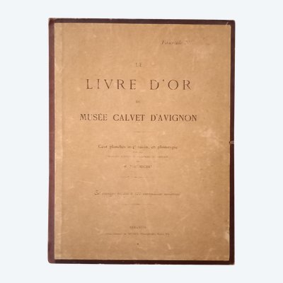 Gästebuch des Calvet-Museums 1895 /Avignon