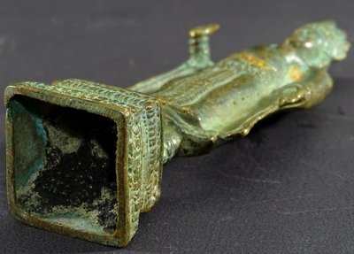 Thailand, Early 20th century, Lobpuri Kingdom Style, Bronze Buddha Statue.