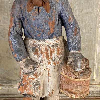 Due figure in terracotta, inizio XIX secolo