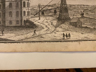 Vue septentrionale de l'observatoire de Paris, Antoine Coquart, gravure