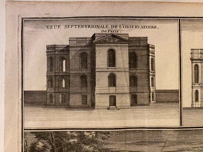 Vue septentrionale de l'observatoire de Paris, Antoine Coquart, gravure