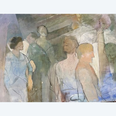 Mona JORDAN (1908-1995) Pittrice americana Esposizione del Centre Pompidou Donne artiste americane