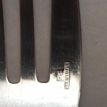 6 fourchettes à gâteaux modèle boréal 