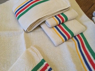 10 strofinacci di lino