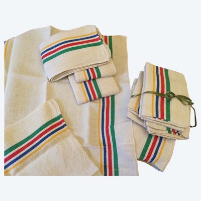 10 strofinacci di lino