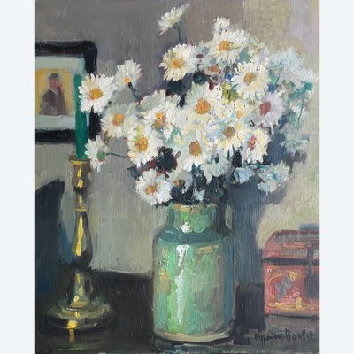 Bouquet di margherite - natura morta impressionista