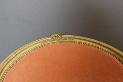Paire De Bergères De Style Louis XV En Hêtre Peint Vers 1900