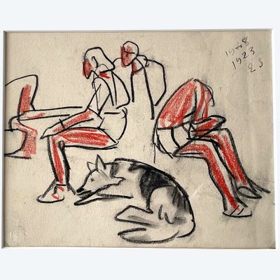 Originalzeichnung von Mathurin Meheut (1882-1958)