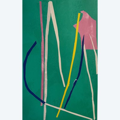 Large lithograph by ANDRÉ LANSKOY ( 1902-1976) signed and numbered XXV/L