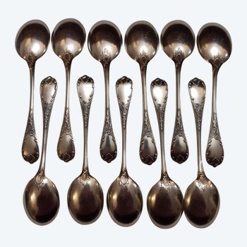 10 cuillères à glaces Marly Christofle