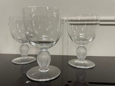 Lalique - Modèle Langeais - 6 Verres à Eau En Cristal Lalique France H: 14,5 cm 