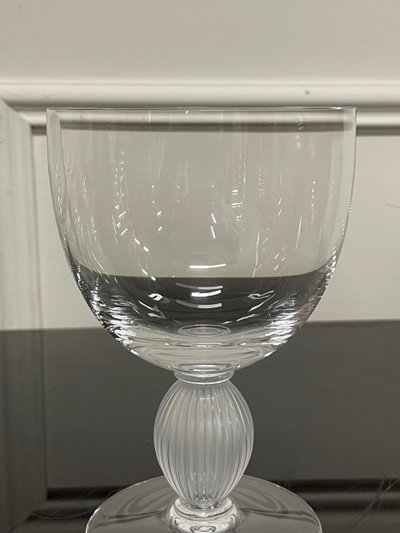 Lalique - Modèle Langeais - 6 Verres à Eau En Cristal Lalique France H: 14,5 cm 