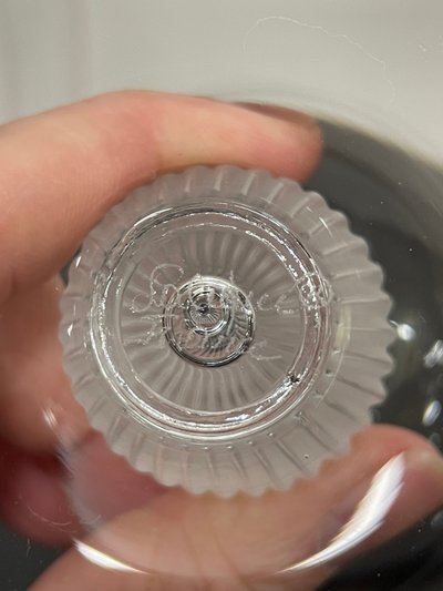 Lalique - Modèle Langeais - 6 Verres à Eau En Cristal Lalique France H: 14,5 cm 
