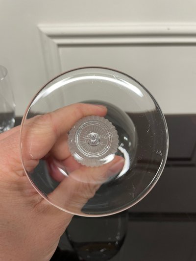 Lalique - Modèle Langeais - 6 Verres à Eau En Cristal Lalique France H: 14,5 cm 
