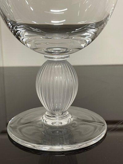 Lalique - Modèle Langeais - 6 Verres à Eau En Cristal Lalique France H: 14,5 cm 