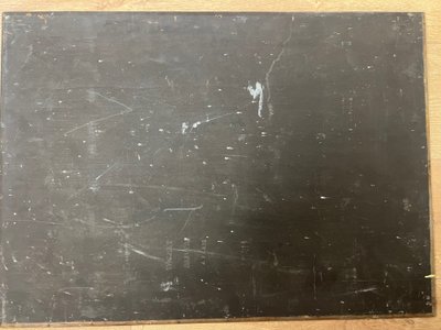 Gemälde Ecole Française signiert A MORIN Genreszene Kind jagt Insekten mit einer Eidechse
