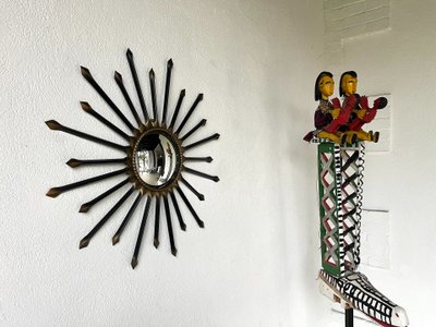 Miroir soleil "oeil de sorcière" Chaty Vallauris