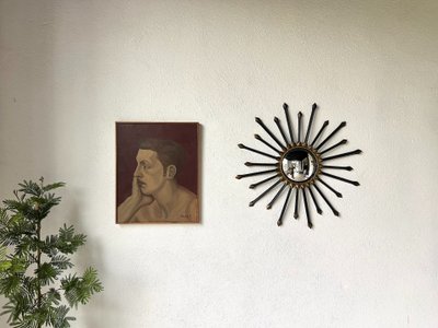 Miroir soleil "oeil de sorcière" Chaty Vallauris