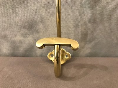Patère, porte manteaux en laiton d'époque 19 ème 