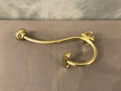 Patère, porte manteaux en laiton d'époque 19 ème 