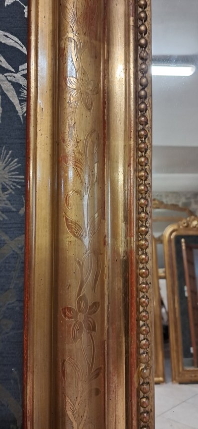 Miroir  Louis Philippe Fronton 155 x 86.5