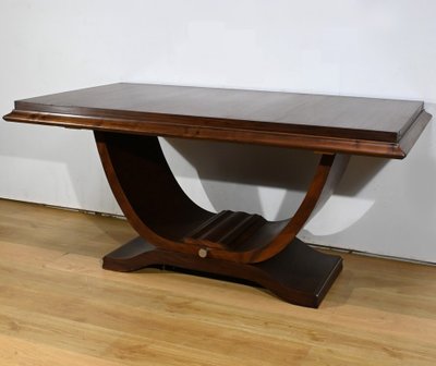 Table de Salle à Manger en Palissandre, Art Déco -1930