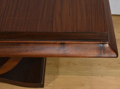 Table de Salle à Manger en Palissandre, Art Déco -1930