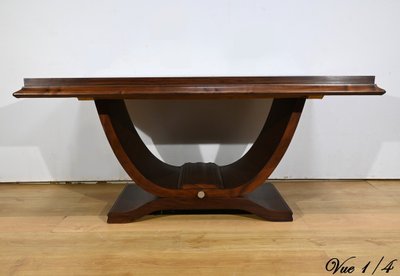 Table de Salle à Manger en Palissandre, Art Déco -1930
