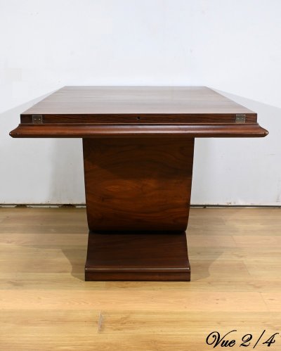 Table de Salle à Manger en Palissandre, Art Déco -1930