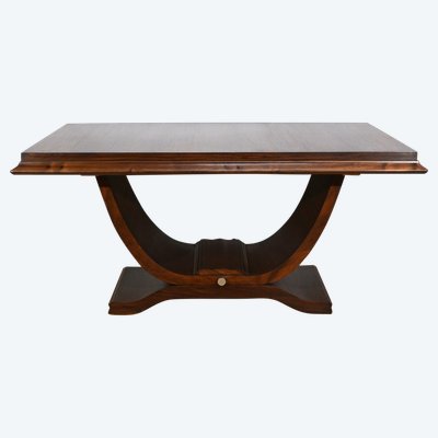 Table de Salle à Manger en Palissandre, Art Déco -1930