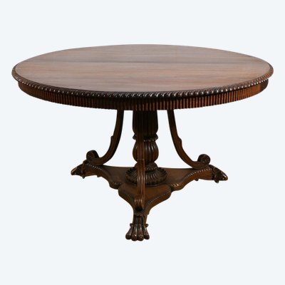 Table Guéridon en Palissandre, époque Napoléon III – Milieu XIXe