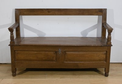 Banc Coffre de Palier en Chêne massif – 1920