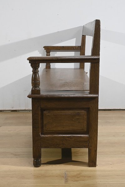 Banc Coffre de Palier en Chêne massif – 1920
