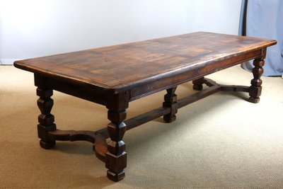 Grande table de salle à manger en chêne