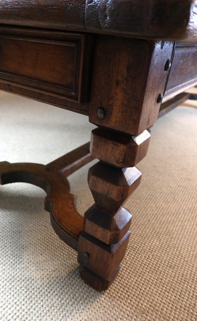 Grande table de salle à manger en chêne