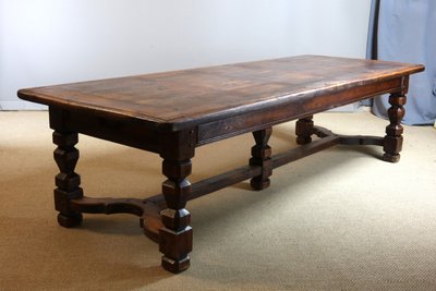 Grande table de salle à manger en chêne