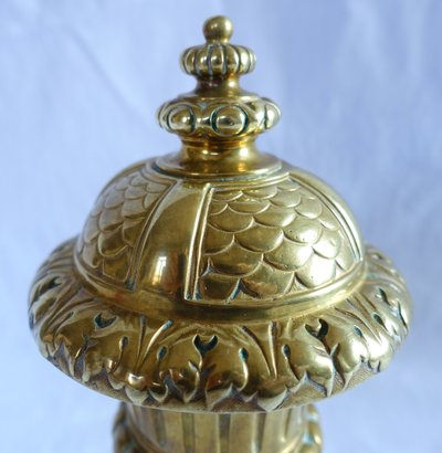Ringhiera in bronzo per scala - stile Luigi XIV