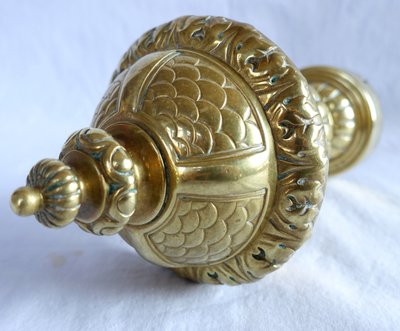 Ringhiera in bronzo per scala - stile Luigi XIV