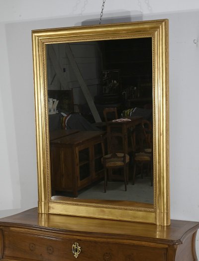 Miroir de Cheminée en Bois Doré – Milieu XIXe