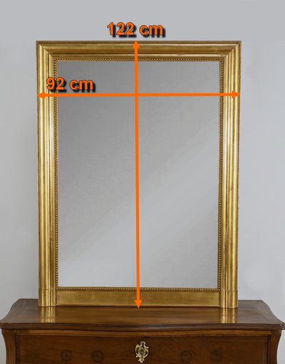 Miroir de Cheminée en Bois Doré – Milieu XIXe